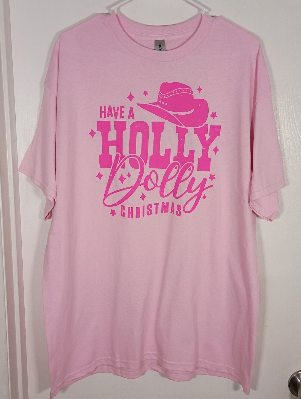 Dolly Parton XL Pink Christmas T-shirt